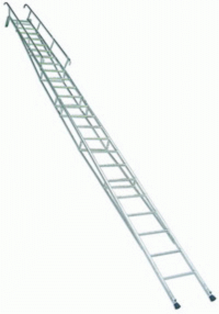 Лестница приставная наклонная с поручнями ЛПНА-8,2 (4,2)