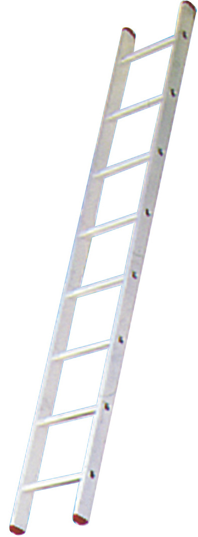 Приставная односекционная лестница с широкими ступенями Россия Megal